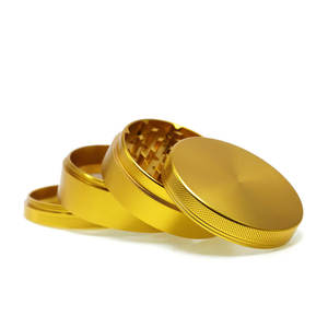 3 Inches 75mm Large Manual Herb <strong>Grinder</strong> Custom Logo Tobacco <strong>Grinder</strong> 4 Parts with Scraper Wholesale