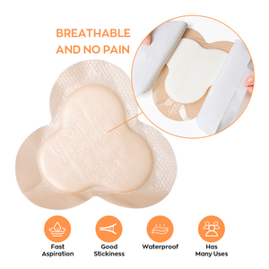 Bán buôn không thấm nước tự dính chất lượng cao hoa mận hình dạng Polyurethane Silicone bọt mặc quần áo với biên giới - Product Image 4