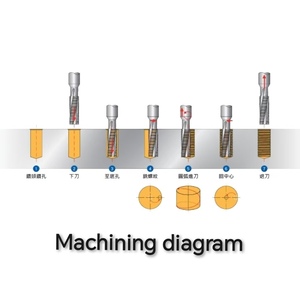ECL High Precision 4-Flute CNC Carbide Thread Milling <strong>Cutter</strong> All Tooth Dovetail Curved Slot Router Bits for Aluminum OEM - Product Image 4