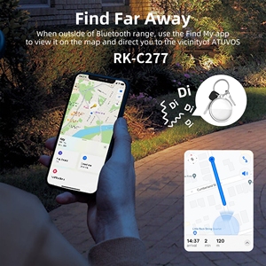 Uniuniakıllı Gps takip cihazı Mini GPS takip cihazı bulucu bulmak benim akıllı hava etiketleri anahtar bulucu bulucu Pet izleme Pet araba için - Product Image 3