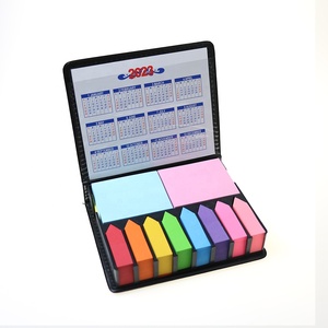 BECOL促销定制矩形记事本迷你记事本PU皮革封面便签套装带日历 - Product Image 2