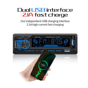 汽车收音机立体声调频调幅辅助输入USB 12v仪表盘1 Din汽车MP3播放器应用定位语音助理免提通话SWM-1789 - Product Image 5