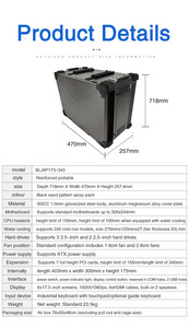 Pantalla múltiple, pantalla múltiple, 6 pantallas, chasis portátil reforzado, Dron, comando remoto, sistema de valores, comercio, chasis de computadora - Product Image 3