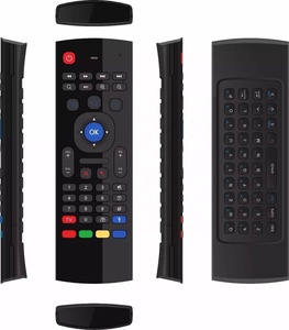 MX3 Black CE Voice Button 2.4G Wireless Remote <strong>Control</strong> Double <strong>Keyboard</strong> Learning Function PC Voice Command Fixed <strong>Code</strong> - Product Image 2