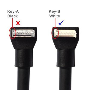 การส่งข้อมูลความเร็วสูงชนิด3.0 USB คู่-ตัวเมียไปยัง USB 3.1แผงด้านหน้าส่วนหัวคีย์-B ชนิดติดตั้งแผงสายเคเบิลต่อ - Product Image 6
