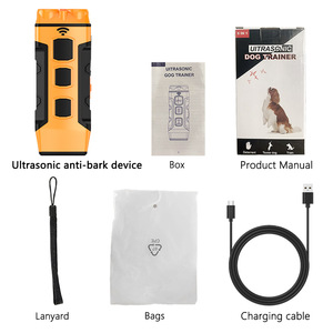 3-Mode 1000mAh şarj edilebilir Anti-Bark kontrol cihazı ultrasonik köpek eğitim cihazı ağaç kabuğu havlamayı durdurmak için taklit - Product Image 5