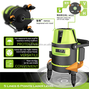 Laser <strong>Level</strong>, Outdoor Green Light Laser <strong>Level</strong>, 3-<strong>line</strong> Construction Leveling Tool - Product Image 3