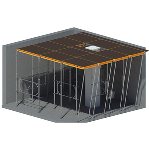 Sistema de andamio de encofrado de techo de losa de hormigón de aleación de aluminio para aplicación de panel de encofrado - Product Image 1
