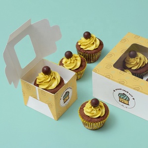 透明な食品安全ケーキボックス10X10X6透明窓付き - Product Image 6