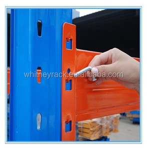 Sistema de estantería de palés ajustable de ancho, estante de almacenamiento selectivo de acero para pasillo estrecho - Product Image 5