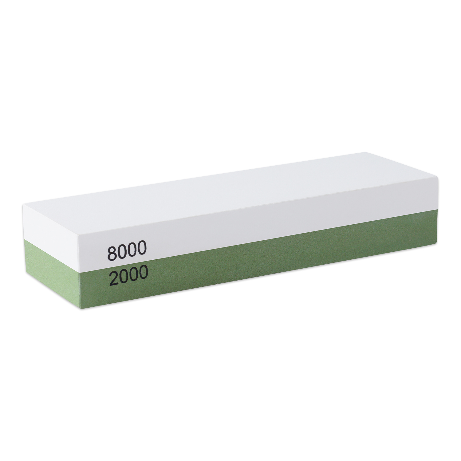 Blanco y verde Solo Grit 2000#/8000# Piedra de afilar