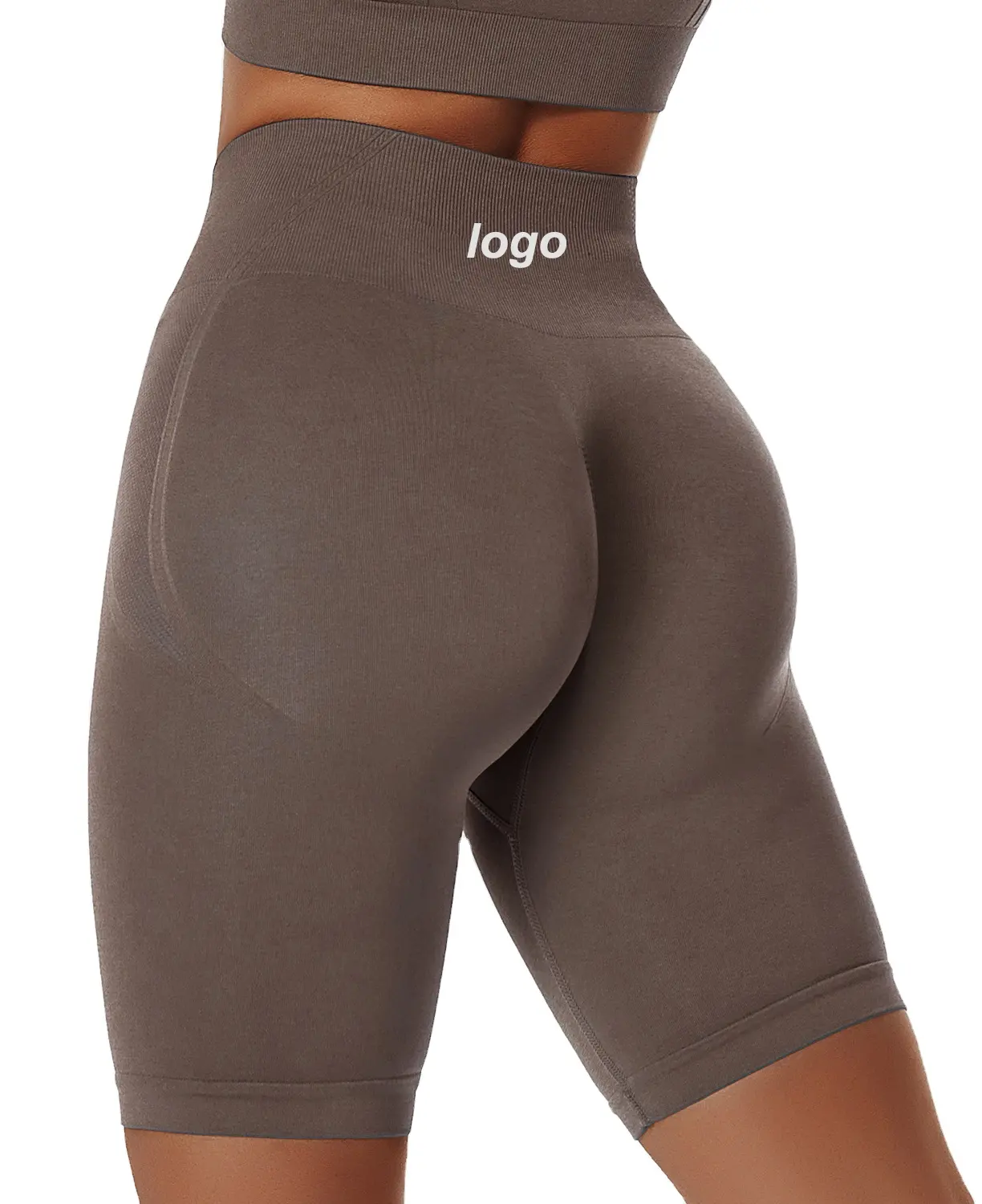 Hochwertige Frauen Quick Dry Soft Thick Nicht durchsichtige Fahrrads horts Nahtlose Scrunch Back Yoga Shorts