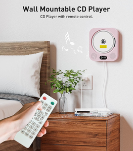 เครื่องเล่นซีดีสําหรับบ้านพร้อมรีโมทคอนโทรลพร้อมรองรับ LED / วิทยุ FM / นาฬิกาปลุก / CD / USB / TF / AUX - Product Image 4