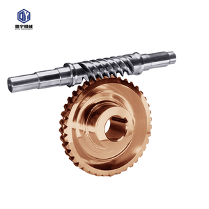 OEM定制高品质铜钢蜗轮和轴 - Product Image 1