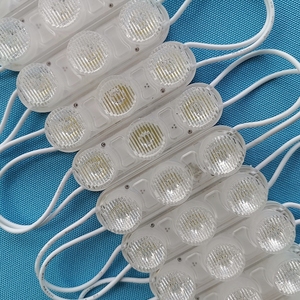 AC110V / AC220V Input <strong>LED</strong> Light Module 62mm*18mm SMD 3030 3 <strong>LED</strong> 2W IP65 Waterproof with Lens for Advertising Lighting Boxes - Product Image 1