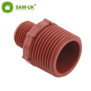 3/4&quot;x1/2&quot;-1&quot;x3/4&quot; PP Male <strong>Reducer</strong> 3/4''*1/2'' Free Sample Red Brown a Factory Laboratory in China - Product Image 3