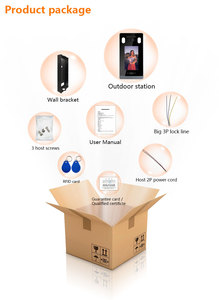 Fabricante Skynex, cerradura inteligente con pantalla táctil completa de 5 pulgadas para puerta principal, videoportero, timbre con monitor, sistema de intercomunicación para oficina - Product Image 5