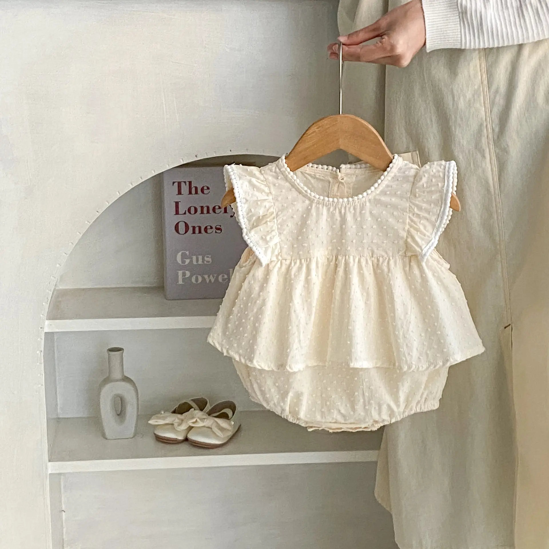 RTS Engepapa newborn summer casual solid color patchwork jumpsuit infant cotton sleeveless clothing baby girl romper