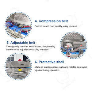 Đại Dương Thương Mại Tự Động Cá Hồi Thịt Slice Cắt Máy Tươi Mỏng Thịt Gà Vú <span class=keywords><strong>Slicer</strong></span> Máy - Product Image 5