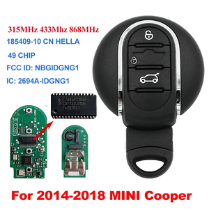 3ボタンオートキー315/433/868MHz ID49チップスマートカーキー2014-2018 MINI Cooper Clubman FシリーズF55F56キーレスGo - Product Image 4