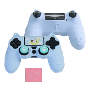 Alta qualità PS4 controller joystick custodia protettiva in silicone antiscivolo con impugnature controller PS4 - Product Image 1