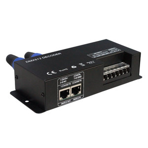 Высокая мощность 3 канала 24A PWM контроллер сигнала DC12V 24V цифровой DMX512 Декодер контроллер для RGB полосы - Product Image 2