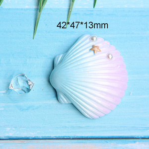 Ücretsiz kargo büyük yapay denizyıldızı kabuk sevimli deniz hayvanları Flatback dekoratif reçine Cabochons el sanatları reçine bezemeler - Product Image 3