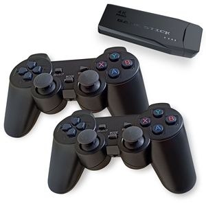 HD PS Arcade Dual Handle Heim-TV-Videospiel maschine 2.4G Wireless M8 4K Stick 20000 Spiele 64GB Speicher Classic Style GBA GBC MD