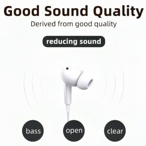 USB tip C Handsfree ağır bas kulaklık Stereo gerçek Android dijital mobil kablolu kulak içi kulaklık Mic hattı ile ses kontrolü - Product Image 6