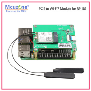 Truciolare Raspberry Pi 5 Pcie a M.2 modulo Wifi7, be200,ax210,ax200, supporto Google Tpu,wif6e - Product Image 4