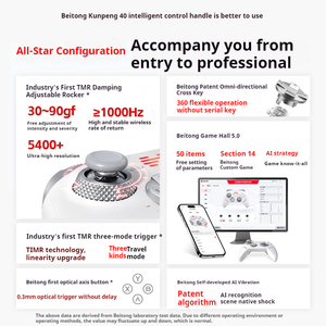 Beitong Kunpeng 40 Mechanical Button Smart <strong>Control</strong> Wireless BT Gaming Controller for Switch Computer PC Gamepad - Product Image 5