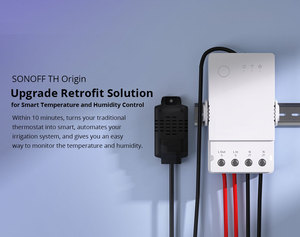 Per SONOFF TH origine 16A Smart Switch telecomando WiFi TH 10 16 versione di aggiornamento con Monitor di umidità della temperatura DS18B20