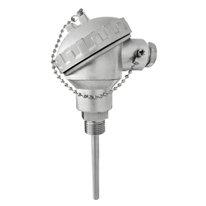 Wear-Resistant PT100 Thermocouple <strong>Temperature</strong> Sensor <strong>Probe</strong> 4-20mA <strong>Temperature</strong> Transmitter - Product Image 1