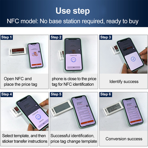 esl <strong>program</strong> 2.9 inch Custom NFC New Arrival Best Prices Screen <strong>Display</strong> Tag Electronic Price Tag hanshow esl kit for Supermarket - Product Image 4