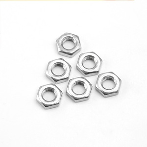 DIN934 Hexagonal <strong>M3</strong> Thread <strong>Coupling</strong> Nut Bolt Stainless Steel 304 Zinc/Galvanized Cap Screw with Hexagon Head Metric Certificate - Product Image 2