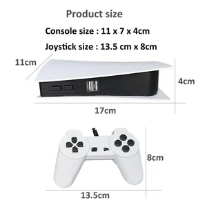 ホット販売8ビットレトロTVゲームコンソールプレーヤー有線ゲームコントローラーゲームパッドビデオゲームコンソール