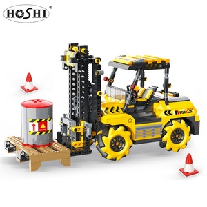 Vendita calda intelligente giocattolo auto di programmazione blocco di costruzione telecomando ingegneria RC auto stelo per bambini Robot elettrico - Product Image 1