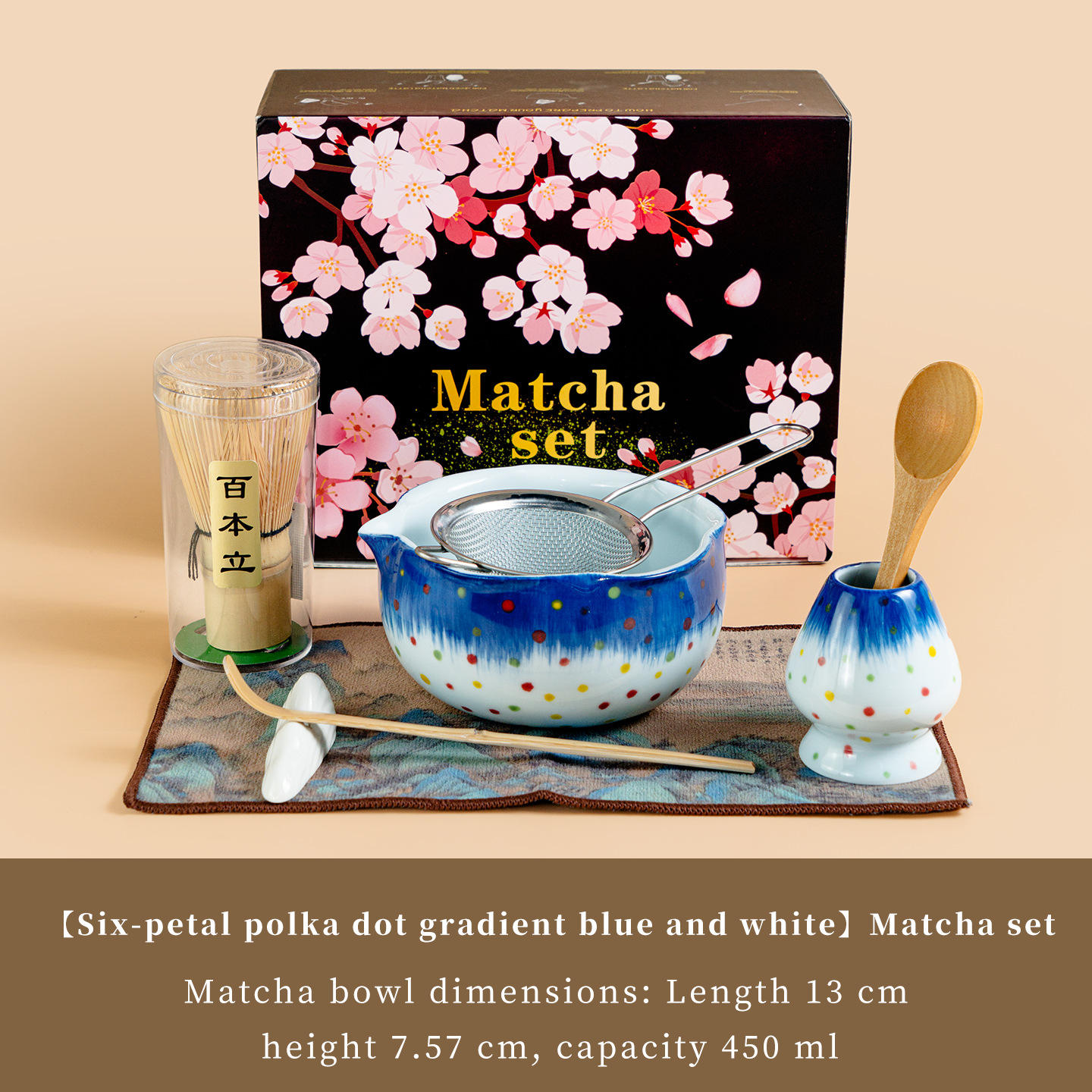 Azul degradado - Conjunto Matcha