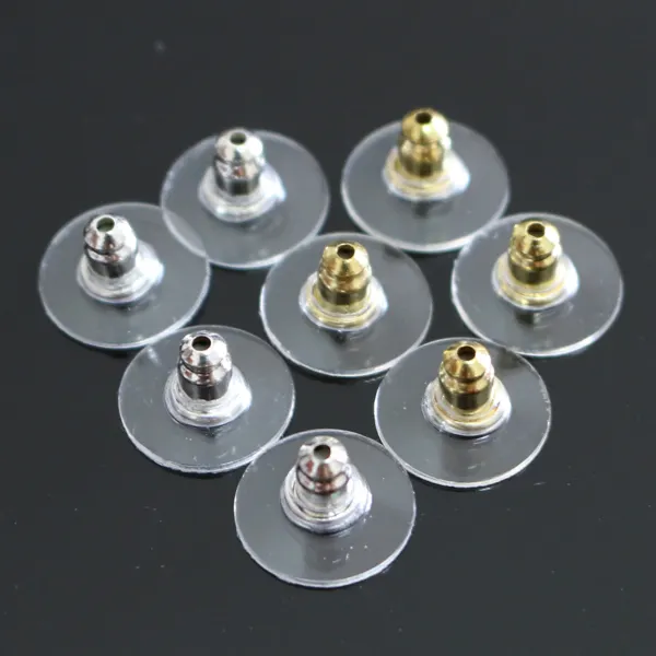 12x7mm Highest quality Antique copper and Bronze plated for stud hook earrings stoppers DIY Jewelry Findings Parts Accessories