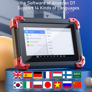 D7 OBD2 Automotive All System Diagnostic Tool <strong>Code</strong> Reader Key <strong>Programmer</strong> Auto Vin with 38+ Reset Functions Active Test