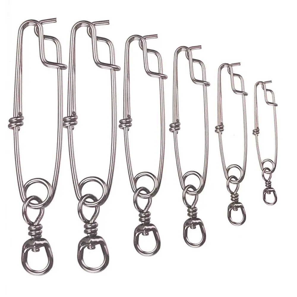 Spearfishing Floatlines Snap Longline Clip Cá Ngừ Clip Thép Không Gỉ Đóng Mắt Snap Với B.L Xoay Thép Không Gỉ Xoay