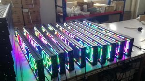 Электронный наружный p10136 x 40 см рекламный дисплей программа прокрутки движущихся светодиодных сообщений текстовая вывеска - Product Image 2