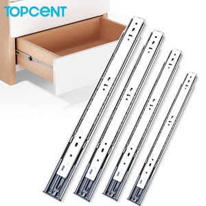 Nhà Máy Outlet Chất Lượng Cao Phần Cứng Giấu Tủ Ngăn Kéo Trượt Đường Sắt Slide Đóng Mềm Bóng Mang Ngăn Kéo Trượt - Product Image 1