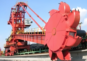 Alta efficienza di carico e scarico continuo forte potere Stacker reclaimer macchina per il minerale di cemento carbone pietrisco - Product Image 5