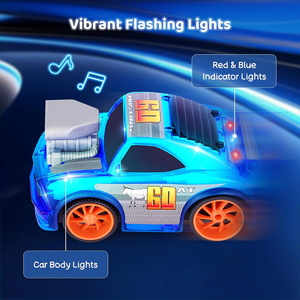 2.4GHz MINI <strong>RC</strong> Toy Radio <strong>Control</strong> Vehicle <strong>with</strong> LED Lights &amp; Music Sound Toddlers Kids Flashing Lights Remote <strong>Control</strong> Race <strong>Car</strong> - Product Image 4