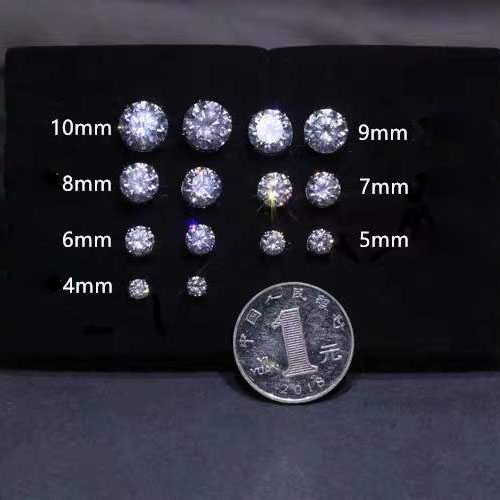 White-5mm Moissanite