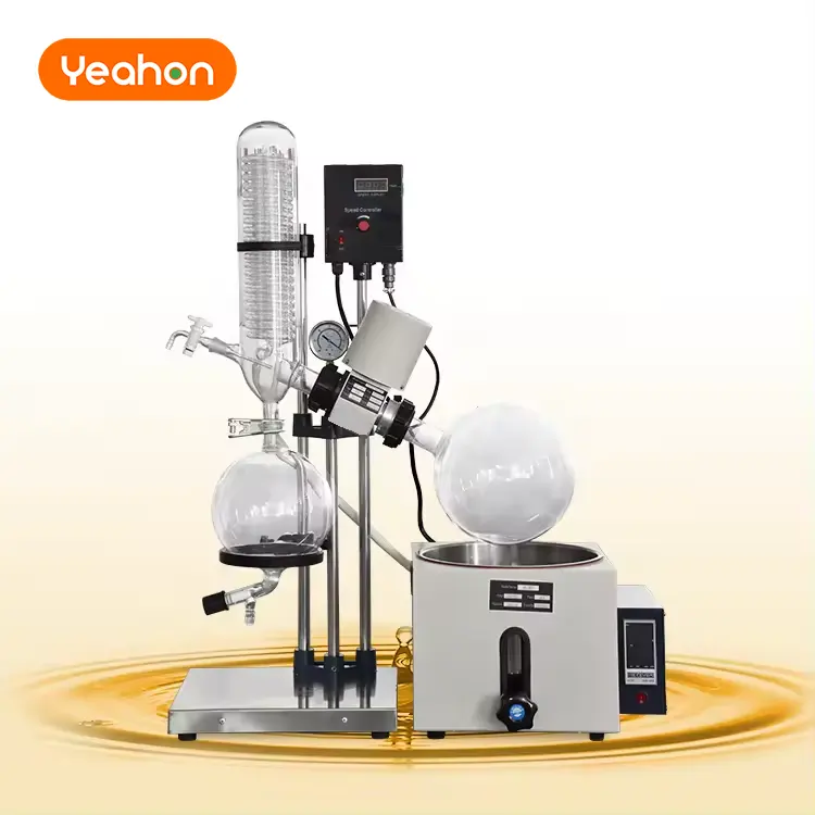 Diskon besar laboratorium auto 2 L 2L 5L roto vakum Rotari evaporator pengaturan turnkey rotovap