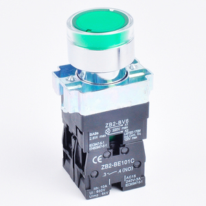 LEDインジケーターライトランプ電気瞬間プッシュボタンスイッチ電動工具スイッチリターンモーメンタリー1NOプラスチックプッシュスプリング - Product Image 2