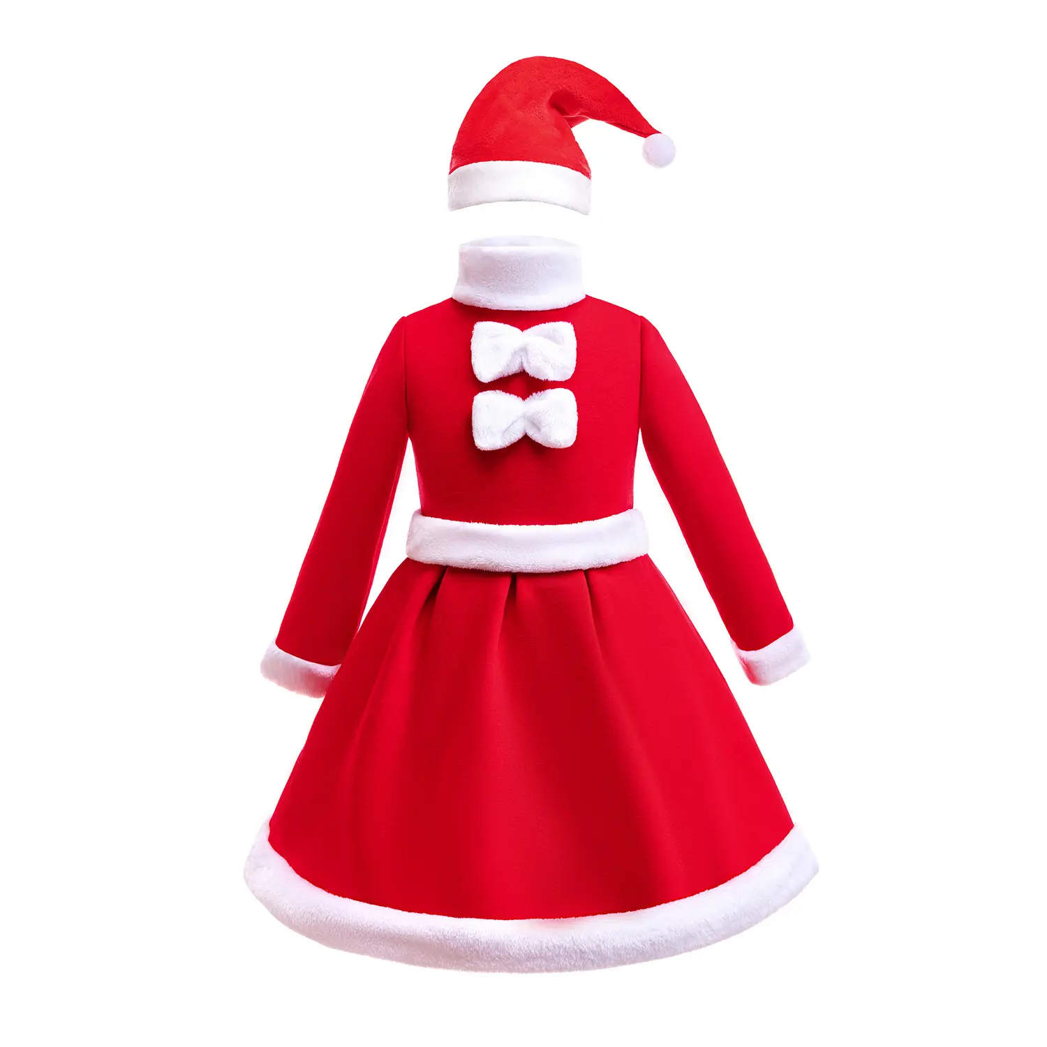 Navidad Cosplay rojo rendimiento elfo Cosplay vestido de Navidad Halloween niño Castillo carnaval fiesta Santa Claus