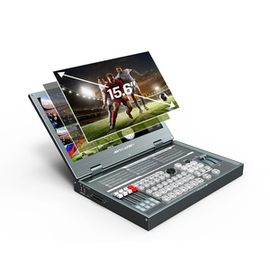 AVMATRIX 6 SDI entrada HDMI Multi-formato de vídeo de solución con grabación y construir-En 15,6 "pantalla